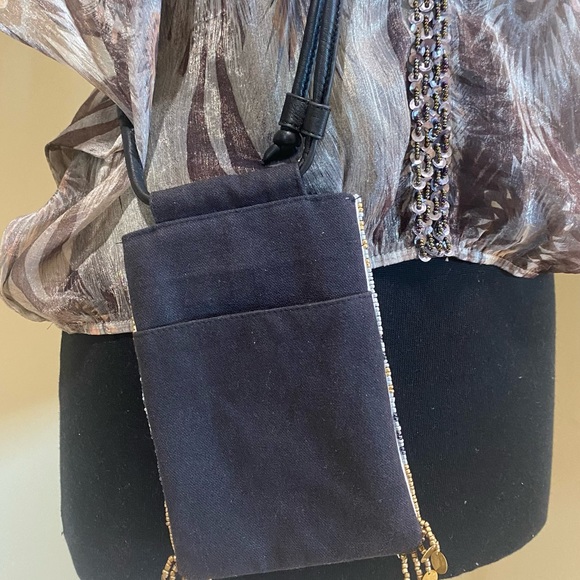 Free People beaded crossbody phone purse - Picture 2 of 7